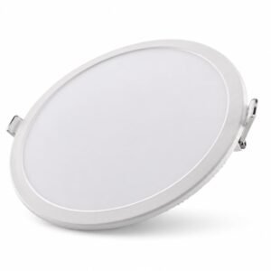 ENAARGY Glowedge LED Panel Light, Round and Square, Slim Design, Modern Appeal (Round, Warm White, 20, Watts)