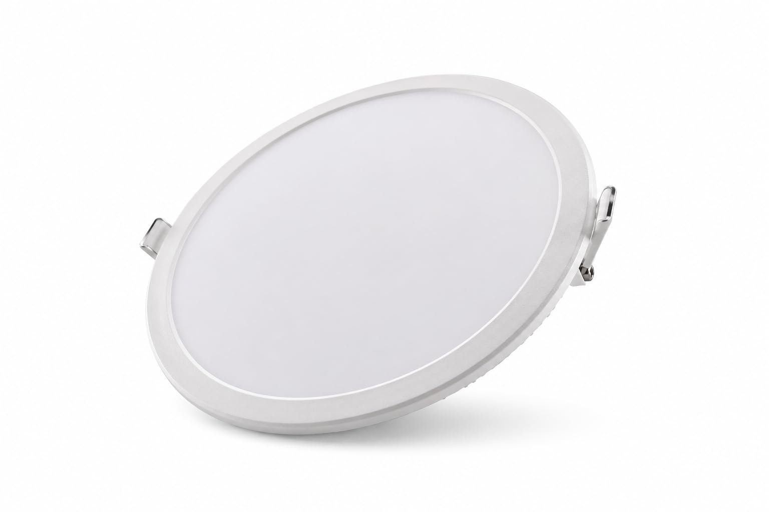 ENAARGY Glowedge LED Panel Light, Round and Square, Slim Design, Modern Appeal (Round, Cool White, 12, Watts)