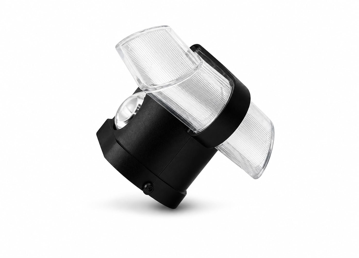 ENAARGY GLORA LED Outdoor Wall Light, 12W, 3000K Warm White, Matte Black,IP65 Water Resistant