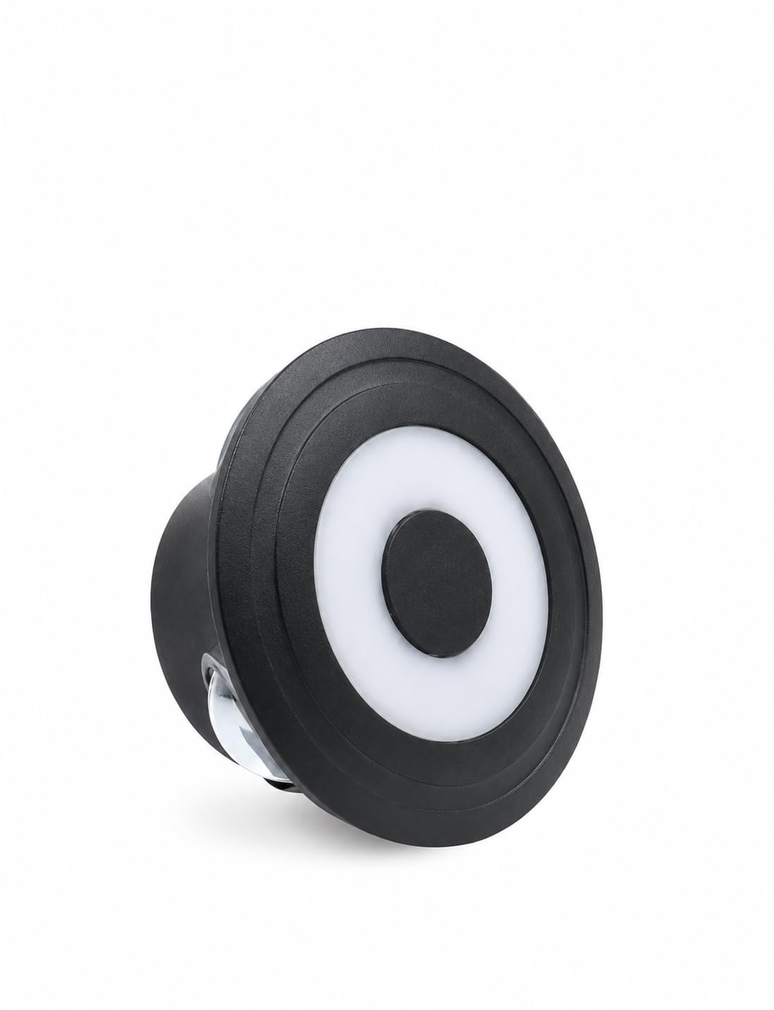 ENAARGY Glow Sphere LED Outdoor Light, Black, Wall Mount, Modern Style, for Home, Office and Commercial Use(8,Watts)