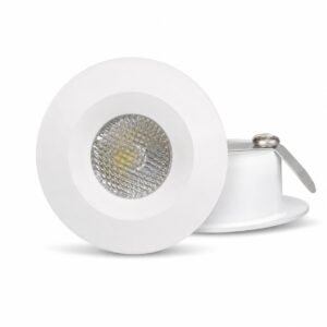 ENAARGY Glow 2W LED Spot Light, Recess-Mounted, Glare-Free, Polycarbonate Body, for Homes, Offices and Retail Stores (Blue, 2, Watts)