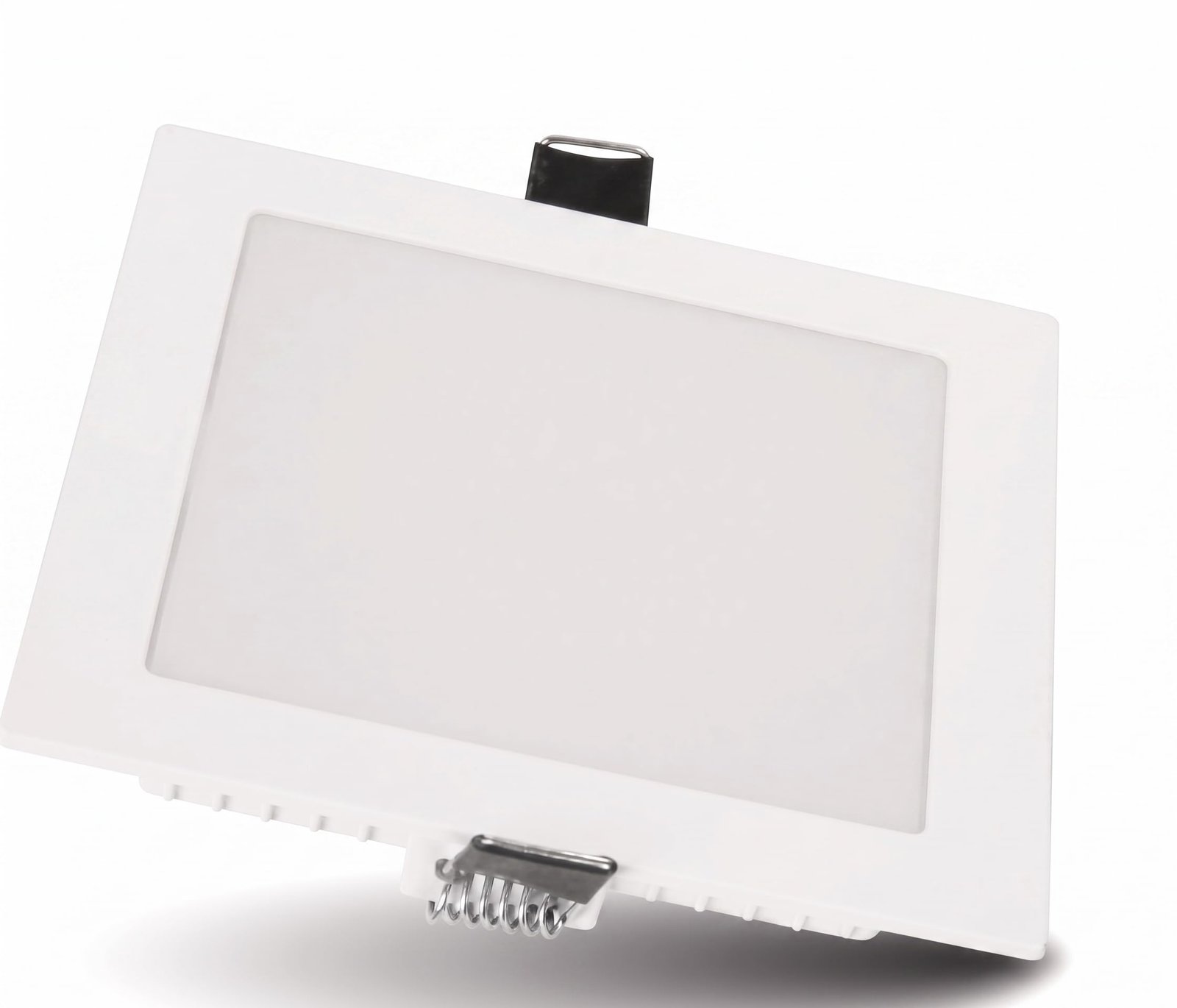 ENAARGY Precision Glow Round and Square PC Backlit LED Panel Light, 6W-18W, 3000K/4000K/6500K, Recessed, 120° Beam Angle (Square, Cool White, 12, Watts)