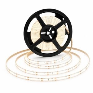 ENAARGY Sparkline 320 COB Strip Light, 24V DC, 320 LEDs/M, 5 Meter, Indoor, Dot-Free Seamless Lighting, IP20 (Blue)