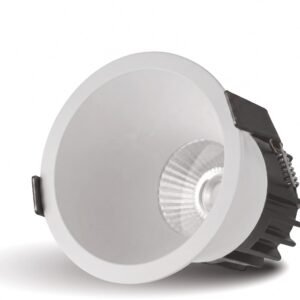 ENAARGY Premium COB Light, Black Aluminium, Sharp Focus, Deep Reflector, Aluminium Heat Sink (White, Cool White, 12, Watts)