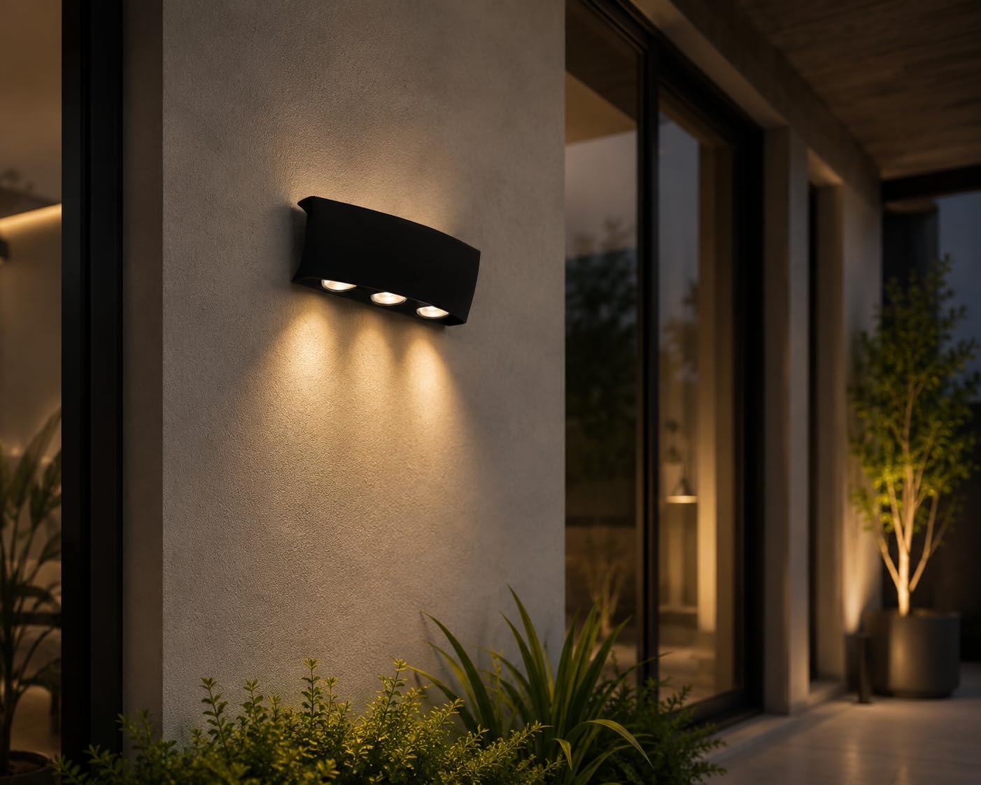 ENAARGY Lexus LED Wall Light, Outdoor, 3000K, IP65, Black, 2 Years Warranty (6WAY) WW - Image 3