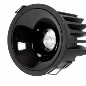ENAARGY Glam COB Light,Accent and Task Lighting, Glare-Free Effect (Black-Black Reflector, Cool White, 12, Watts)