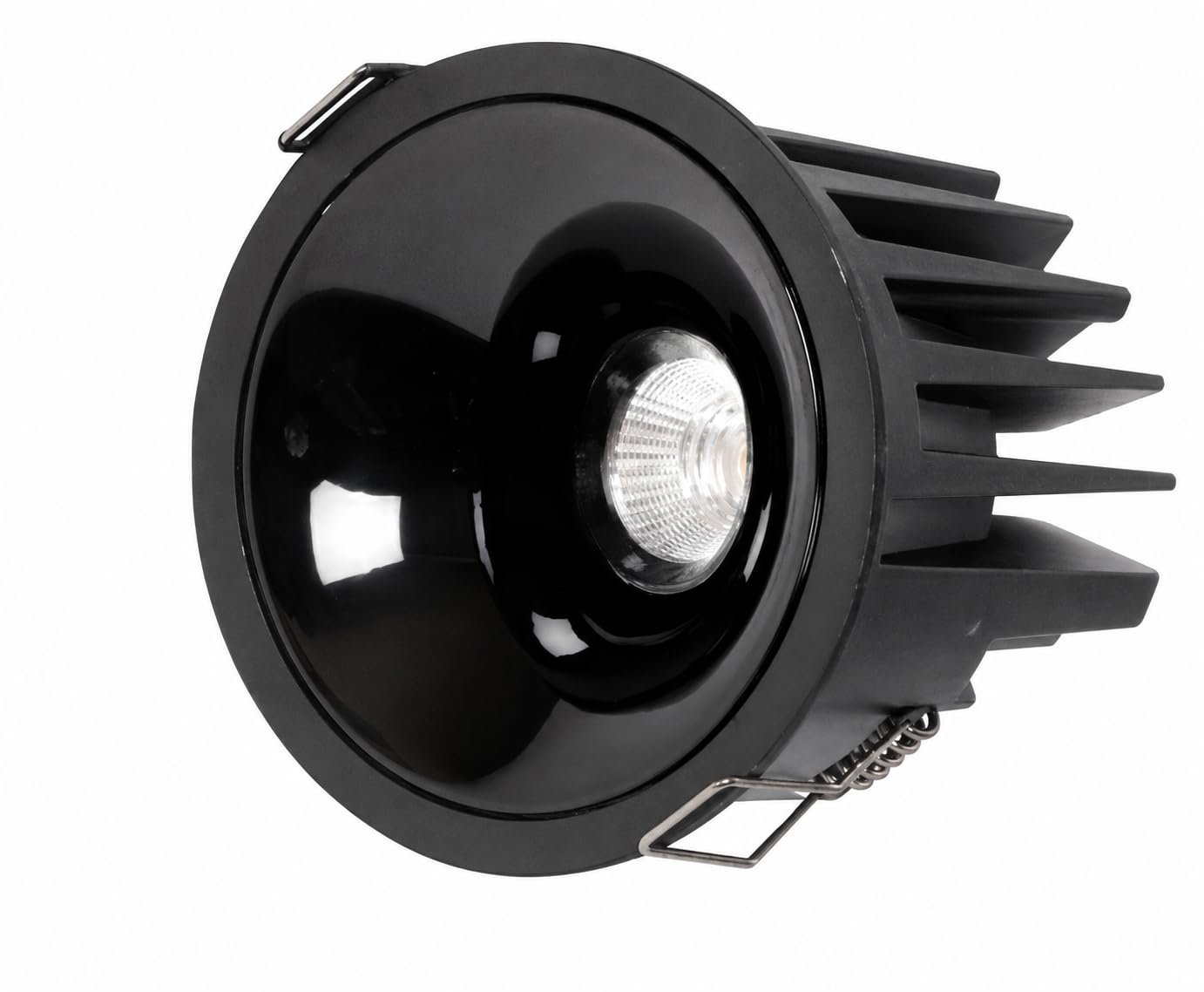 ENAARGY Glam COB Light,Accent and Task Lighting, Glare-Free Effect (Black-Black Reflector, Cool White, 12, Watts)