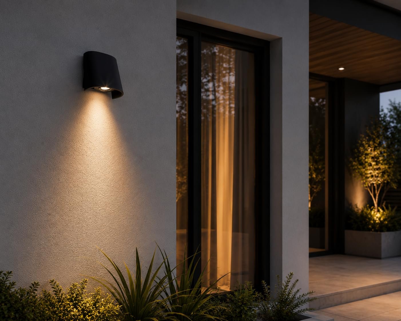 ENAARGY Lexus LED Wall Light, Outdoor, 3000K, IP65, Black, 2 Years Warranty ((2WAY) WW) - Image 3