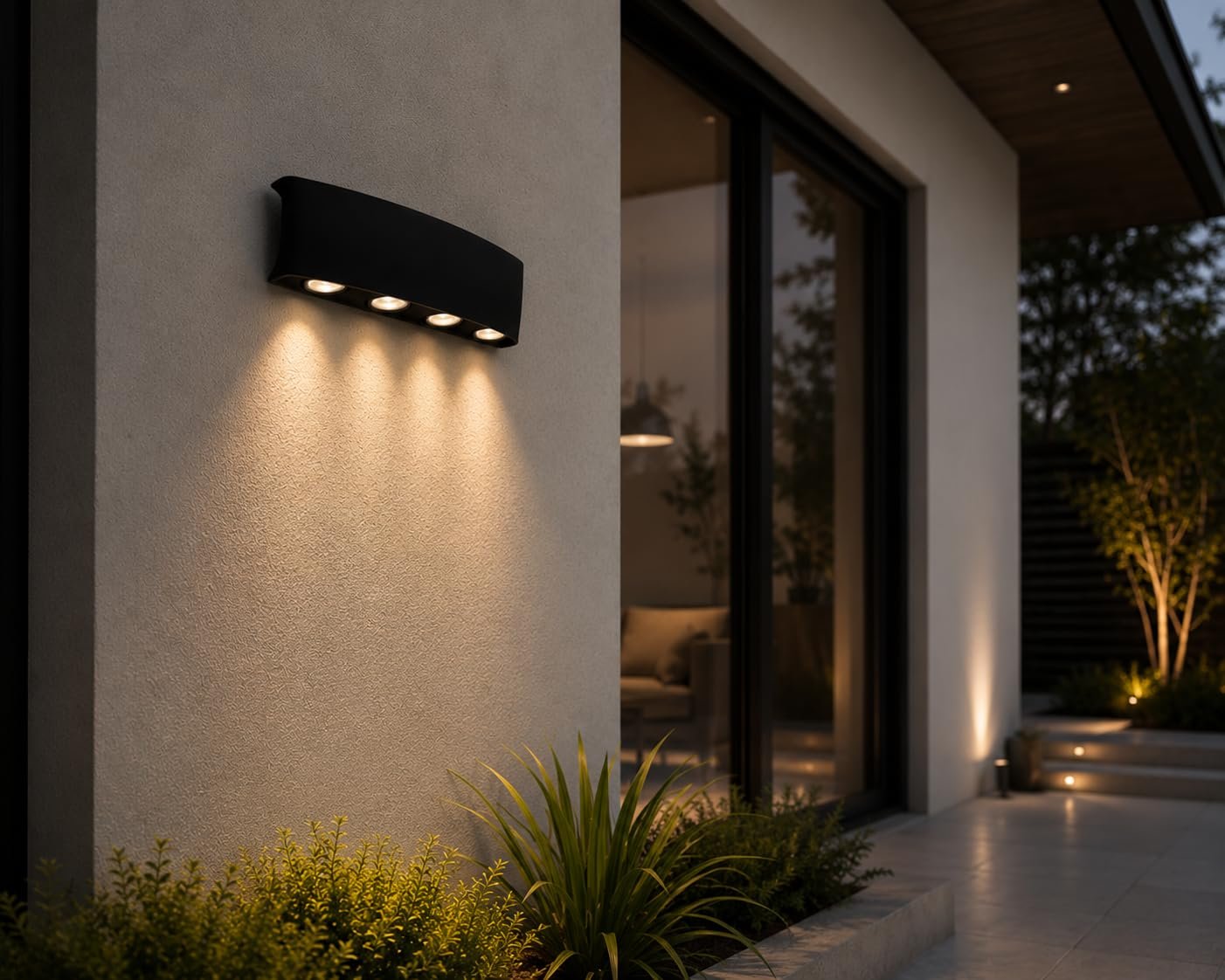 ENAARGY Lexus LED Wall Light, Outdoor, 3000K, IP65, Black, 2 Years Warranty ((8WAY) WW) - Image 3