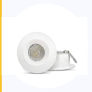 ENAARGY Glow 2W LED Spotlight, Recess-Mounted, Glare-Free, 32mm Cut Out, 220-240V, Multiple Colour Options (Natural Daylight, 10)