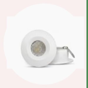 ENAARGY Glow 2W LED Spotlight, Recess-Mounted, Glare-Free, 32mm Cut Out, 220-240V, Multiple Colour Options (Cool Daylight, 8)